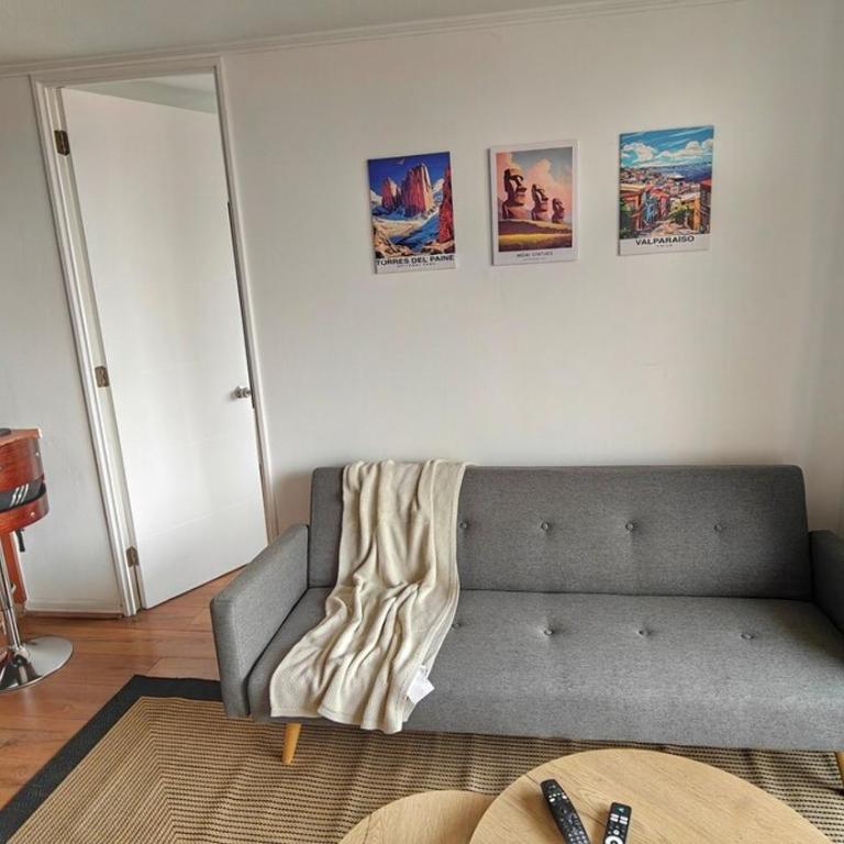 Refugio Bellavista vista al Costanera y los Andes - Deluxe One-Bedroom Apartment with City View - 44