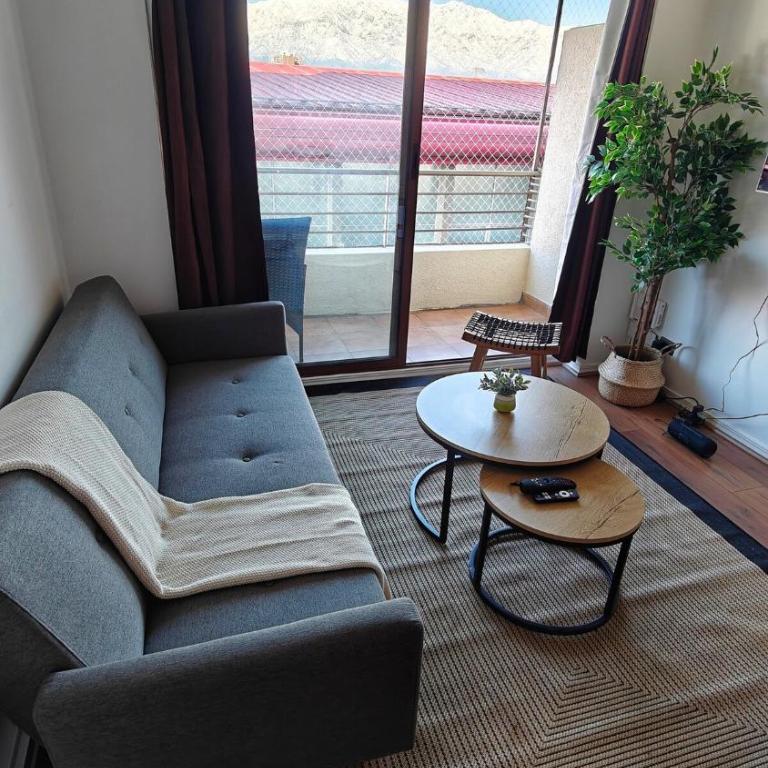 Refugio Bellavista vista al Costanera y los Andes - Deluxe One-Bedroom Apartment with City View - 48