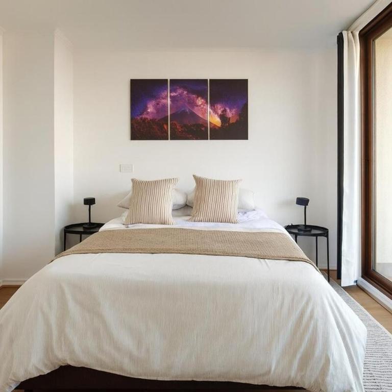 Refugio Bellavista vista al Costanera y los Andes - Deluxe One-Bedroom Apartment with City View - 11