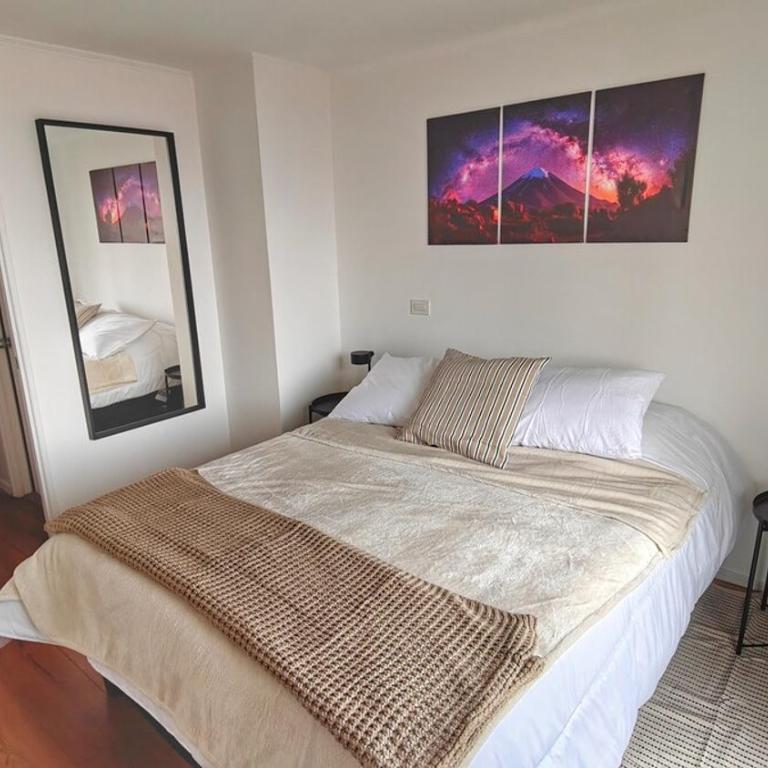 Refugio Bellavista vista al Costanera y los Andes - Deluxe One-Bedroom Apartment with City View - 7