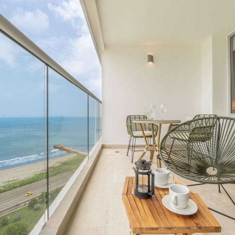 CB1515 | Lujosa suite con vista al mar y balcón - Queen Suite - 28