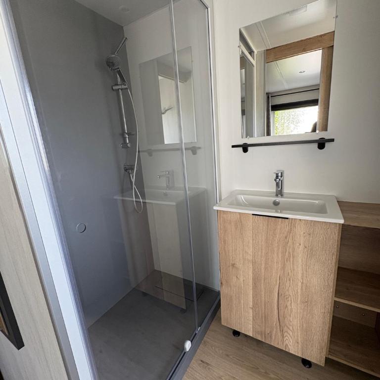 Mobilhome haut de gamme avec vue exceptionnelle sur le Bassin Arcachon - 6 Personnes - Maison 2 Chambres - 9