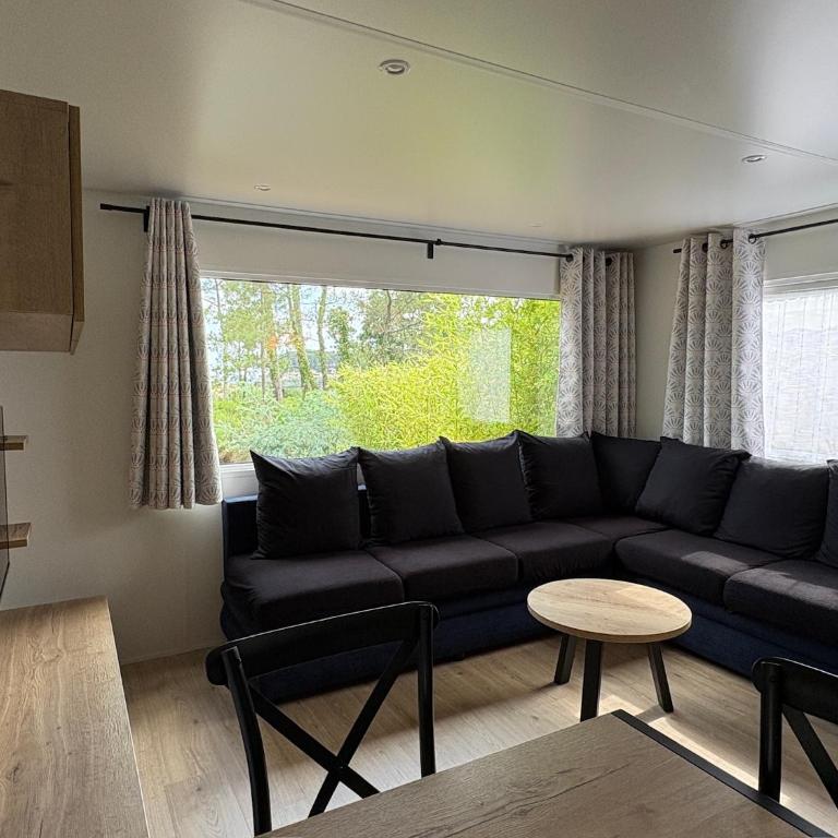 Mobilhome haut de gamme avec vue exceptionnelle sur le Bassin Arcachon - 6 Personnes - Maison 2 Chambres - 3