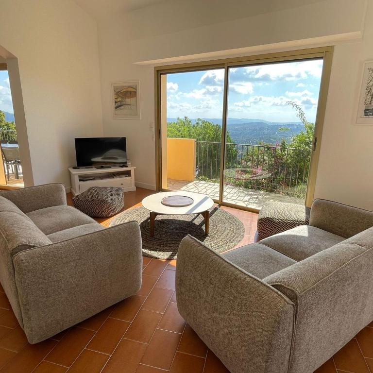Villa La Baume 10 couchages, piscine, vue mer Le Tignet 06 - Villa avec Piscine Privée - 24