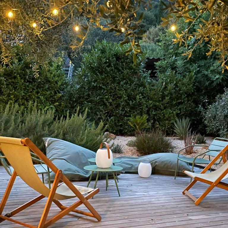 Villa La Baume 10 couchages, piscine, vue mer Le Tignet 06 - Villa avec Piscine Privée - 12