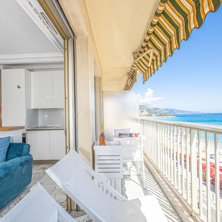 Charmant studio vue mer et plein centre à Menton - Estudio con vista al océano - 12
