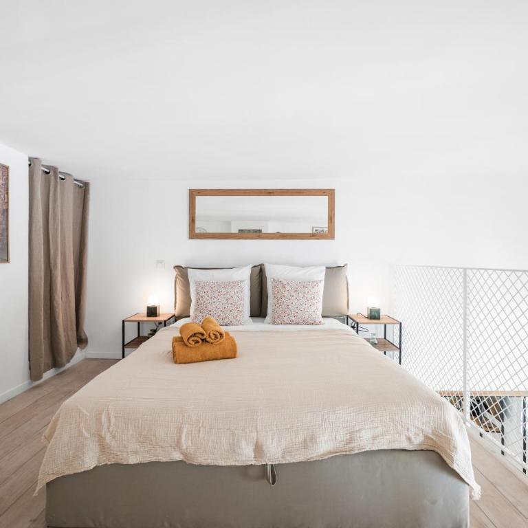 Villa Carla, Charming duplex in the heart of the city center, AC - Apartment mit 1 Schlafzimmer - 4