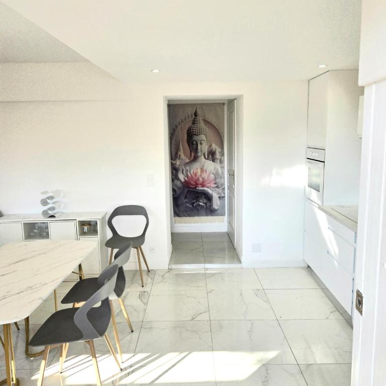 Villa le Mazet, Nice, piscine, vue mer, Promenade des Anglais, Baie des Anges - Appartement 2 Chambres - 16