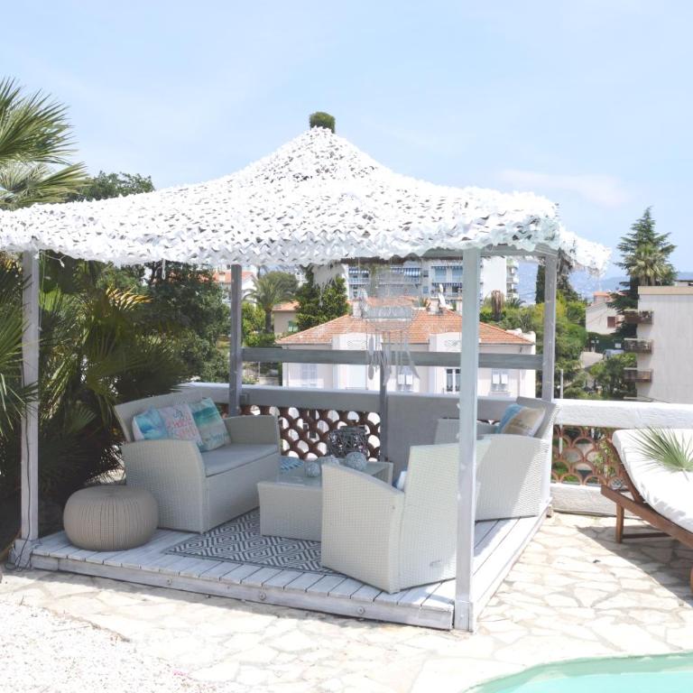 Villa le Mazet, Nice, piscine, vue mer, Promenade des Anglais, Baie des Anges - Appartement 2 Chambres - 8