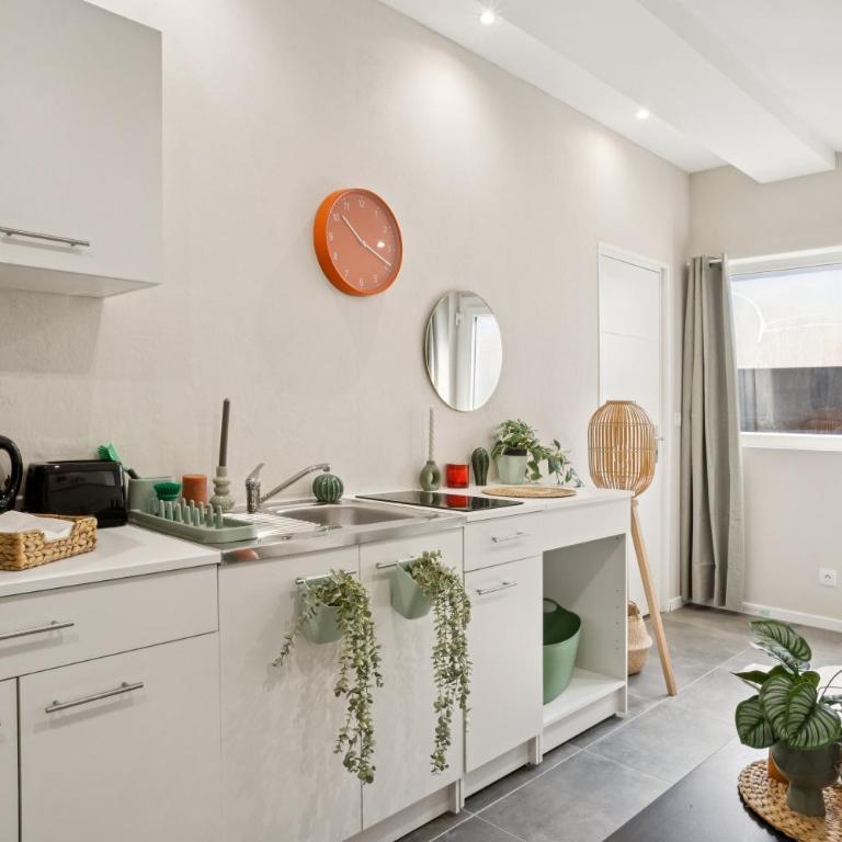 " La Casa verde " Superbe T3, chic & cosy avec climatisation en hypercentre - Apartamento de 2 dormitorios - 6