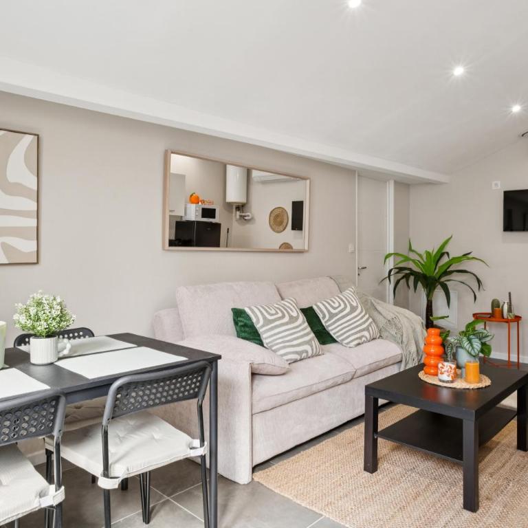 " La Casa verde " Superbe T3, chic & cosy avec climatisation en hypercentre - Apartamento de 2 dormitorios - 2