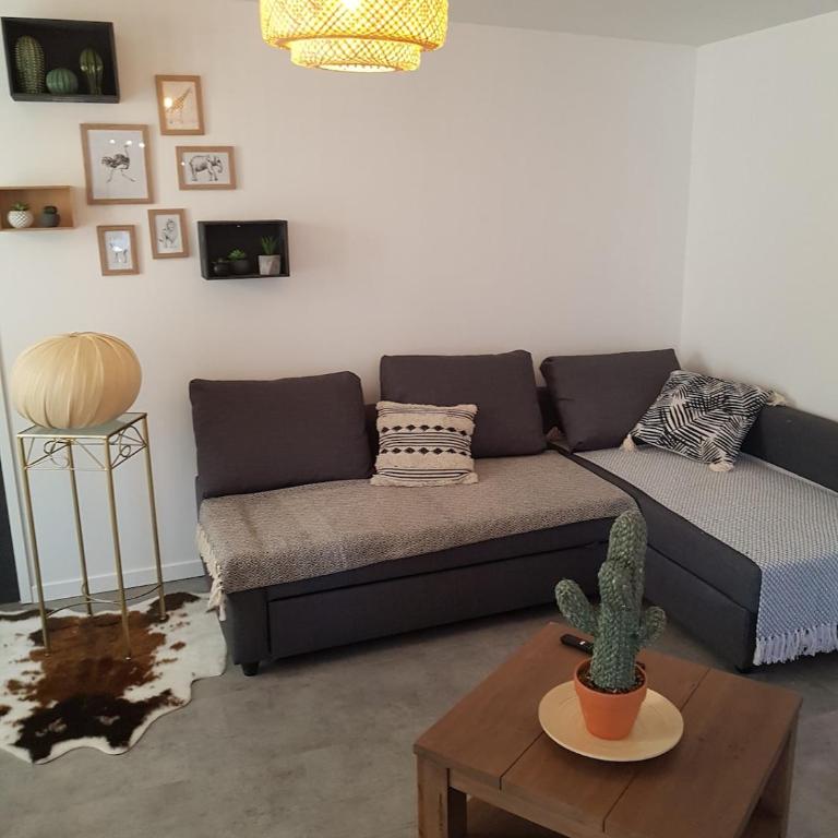 loft, clim, jardin, piscine, calme, parc expo, - Maison 2 Chambres - 6