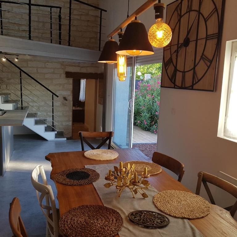 loft, clim, jardin, piscine, calme, parc expo, - Maison 2 Chambres - 22