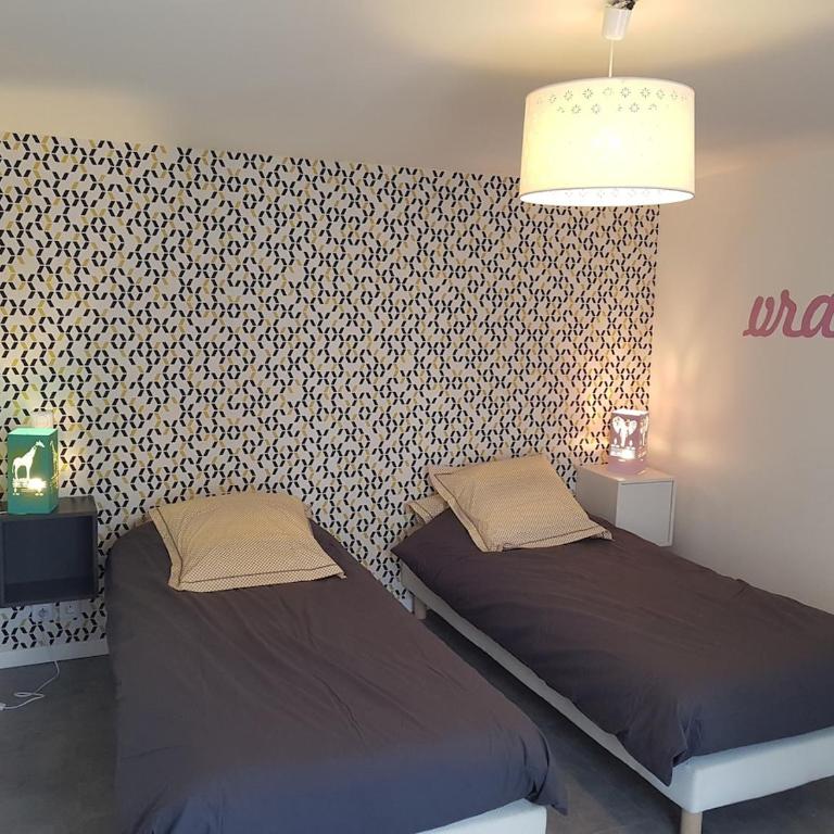 loft, clim, jardin, piscine, calme, parc expo, - Maison 2 Chambres - 30