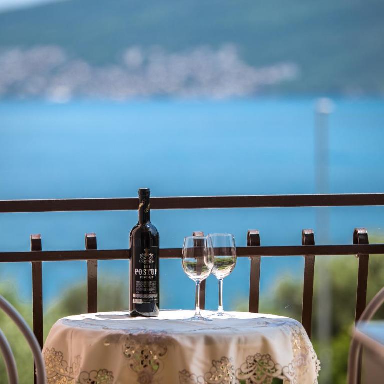 Apartments and Bungalows Mimoza Baošići - One-Bedroom Apartment with Terrace and Sea View - 11