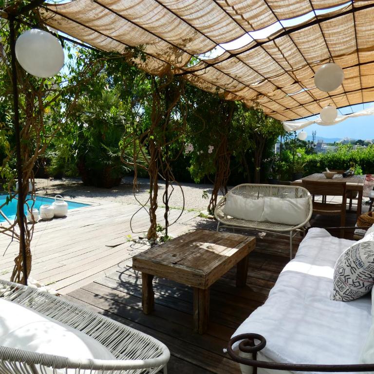Cannes - LE DOLCE appartement de charme - 3 chambres - piscine - Apartment mit 3 Schlafzimmern und privatem Pool - 38