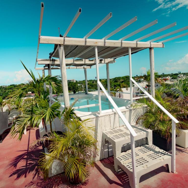 Puerto Morelos Hotel Las Palmas - Near the beach - Double Room - 1