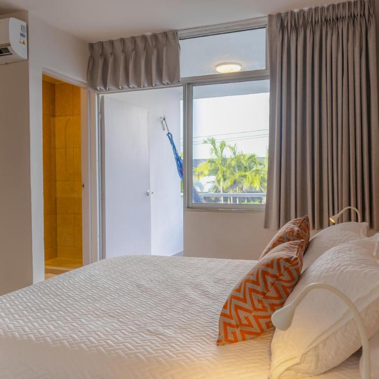 New Pueblito Suites - Cerca a la Playa - Deluxe Double Room with Balcony and Sea View - 9