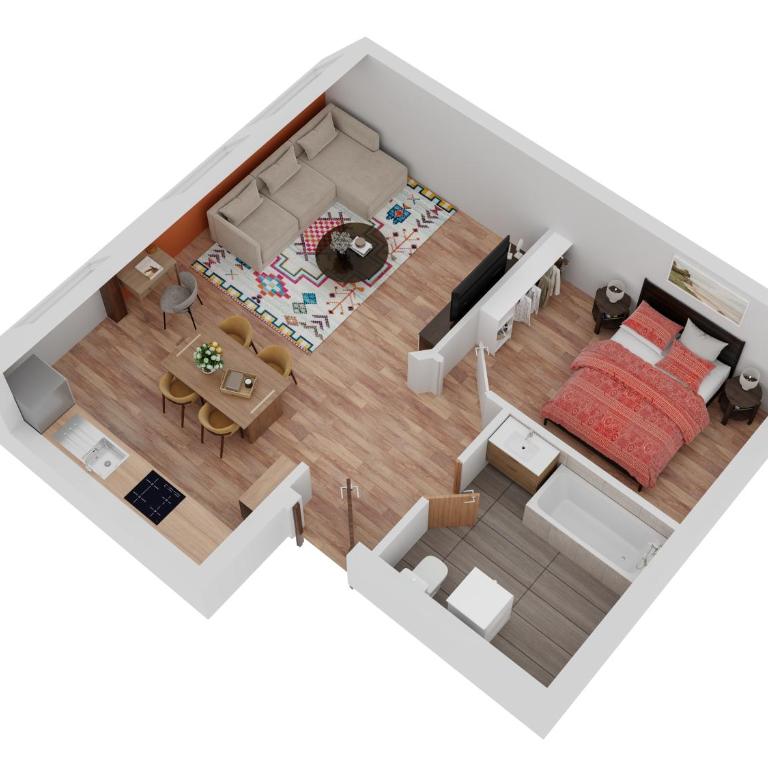 Spacieux T2 Place de la République - Appartement 1 Chambre - 26