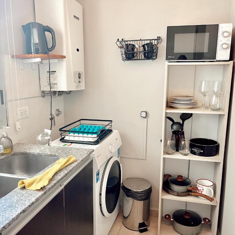 Güemes en el centro de Bahía - Cochera techada Amenities - Apartamento de 1 dormitorio con balcón - 9
