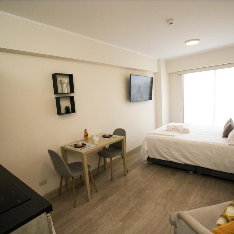 iStay Moderno Loft Piscina BBQ Gym Bicicletas - One-Bedroom Apartment - 27