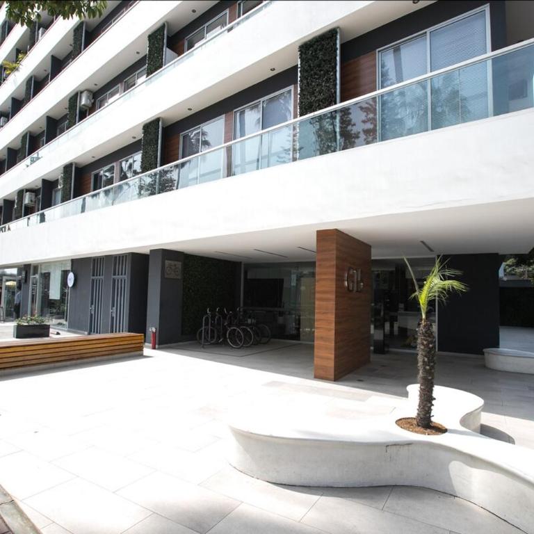 iStay Moderno Loft Piscina BBQ Gym Bicicletas - One-Bedroom Apartment - 35