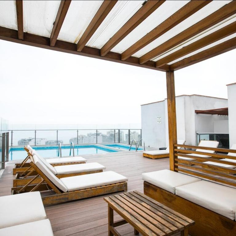 iStay Moderno Loft Piscina BBQ Gym Bicicletas - One-Bedroom Apartment - 39