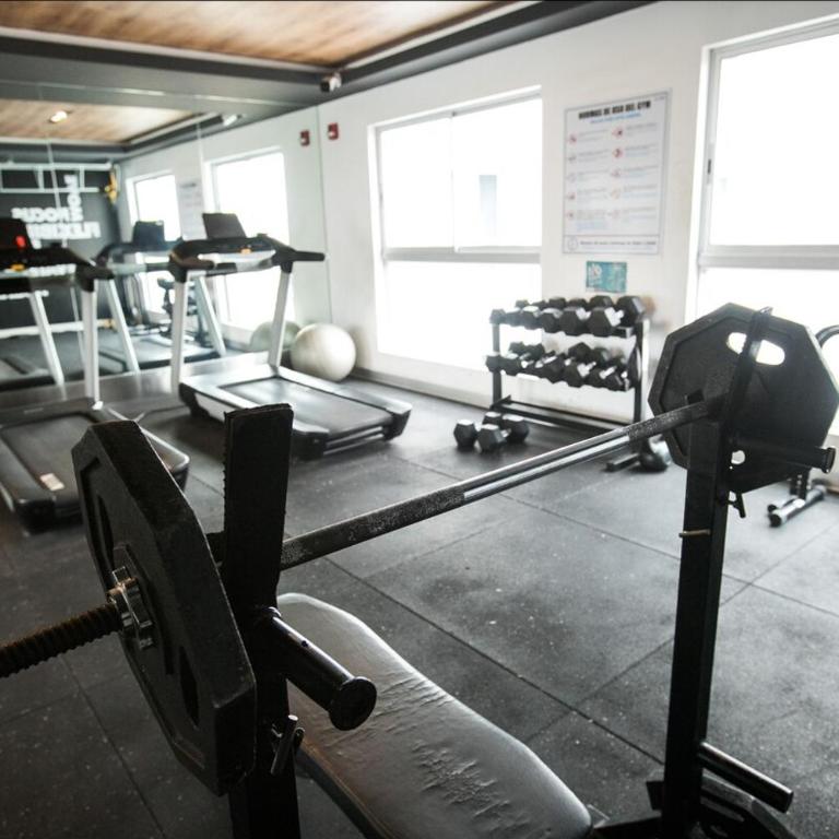 iStay Moderno Loft Piscina BBQ Gym Bicicletas - One-Bedroom Apartment - 58