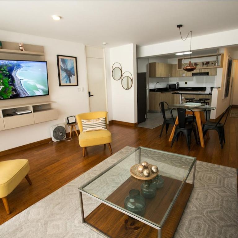 iStay Dpto moderno iluminado Miraf Parque Kennedy - One-Bedroom Apartment - 2