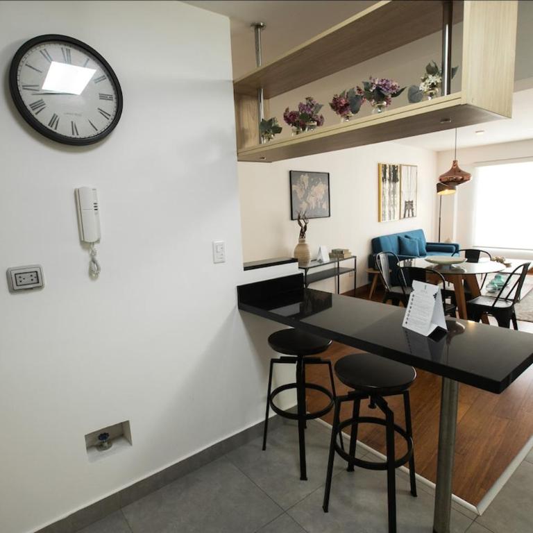 iStay Dpto moderno iluminado Miraf Parque Kennedy - One-Bedroom Apartment - 4
