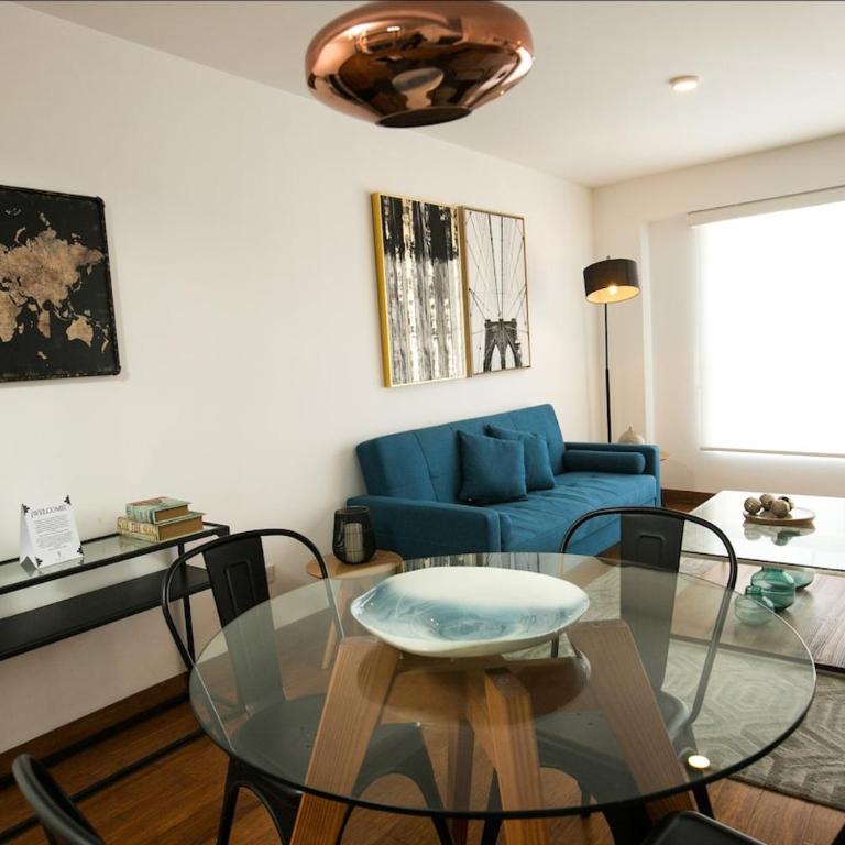 iStay Dpto moderno iluminado Miraf Parque Kennedy - One-Bedroom Apartment - 8