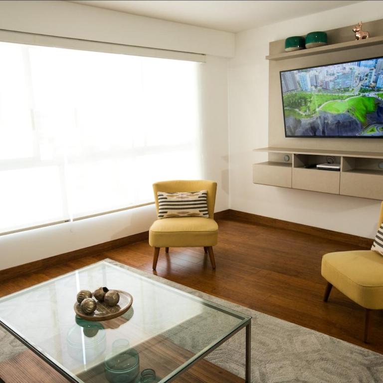 iStay Dpto moderno iluminado Miraf Parque Kennedy - One-Bedroom Apartment - 15