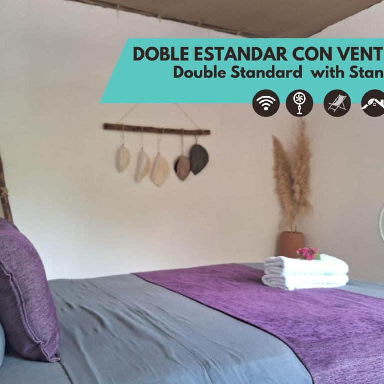 Hotel Posada Mykonos - Habitación Doble Estándar con ventilador - 2