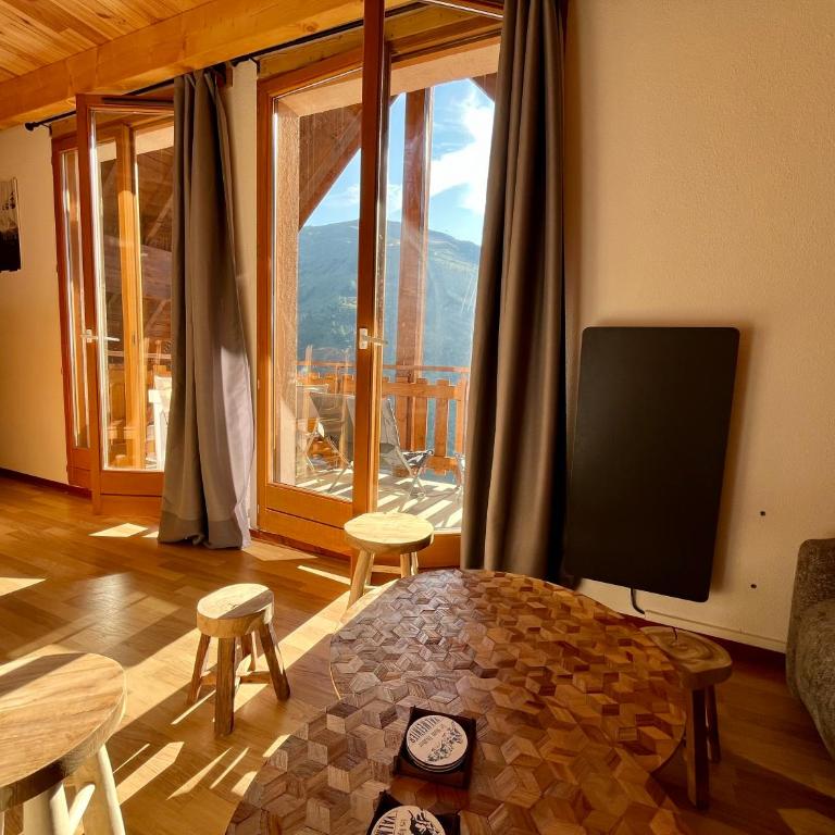 Appartement 8-10 personnes Duplex Agaliette - Valmeinier 1800 - Appartement 3 Chambres avec Balcon - 14
