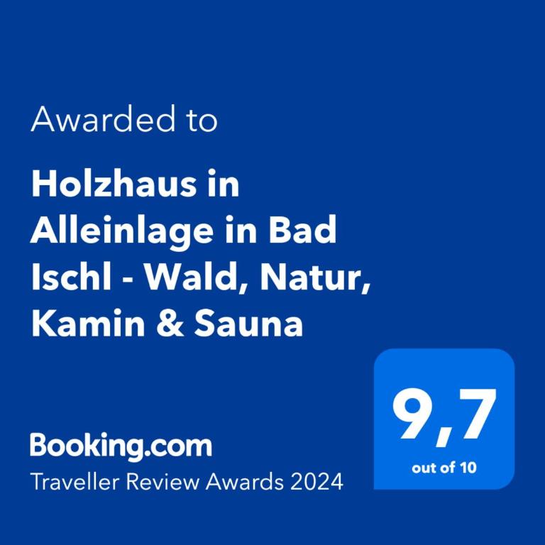 Alpin-Chalet in Alleinlage in Bad Ischl - Wald, Kamin, Sauna und Badeplatz - Haus mit 3 Schlafzimmern - 58