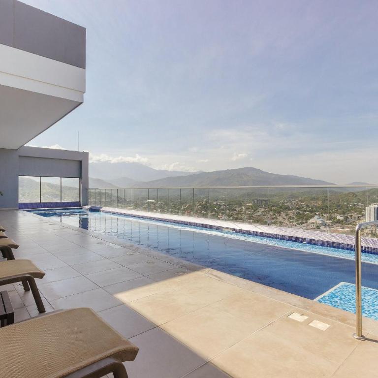 U-GO Edificio Ambar Roca en Rodadero Sur - Apartamento con vistas a la ciudad - 7