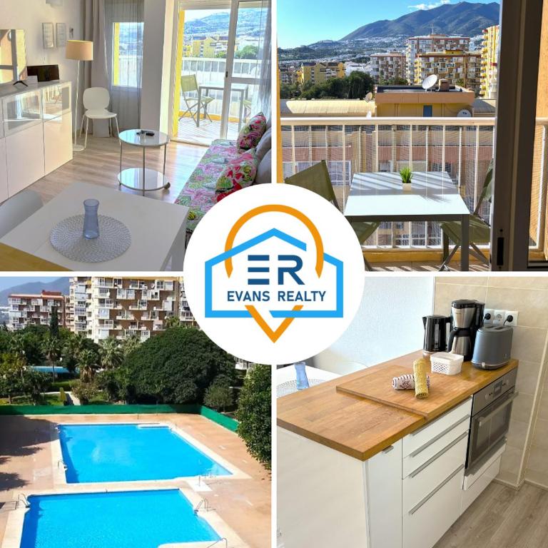 Evans Realty BR Balcón & Vistas al mar & Piscina - One-Bedroom Apartment - 1