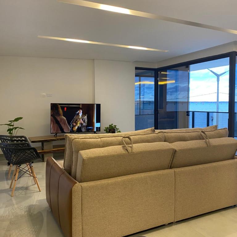 Departamento Olas del Río - Apartamento de 1 dormitorio con balcón y vistas al agua - 5