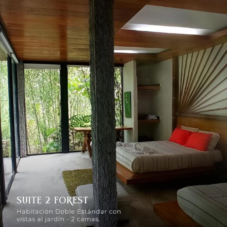Subtropica Forest Suites - Habitación Doble Estándar con vistas al jardín - 2 camas - 1