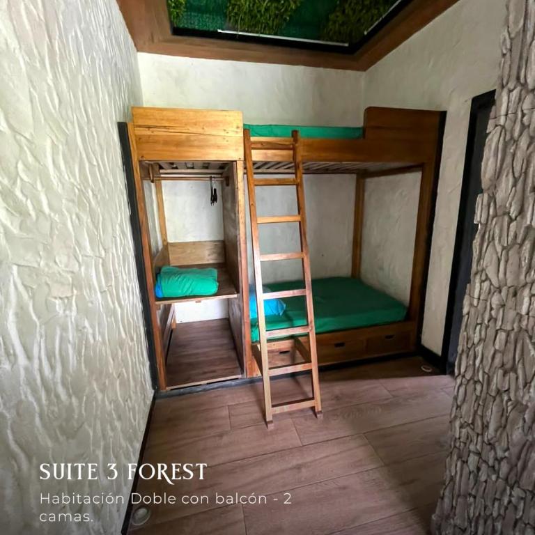 Subtropica Forest Suites - Habitación Doble con balcón - 2 camas - 3