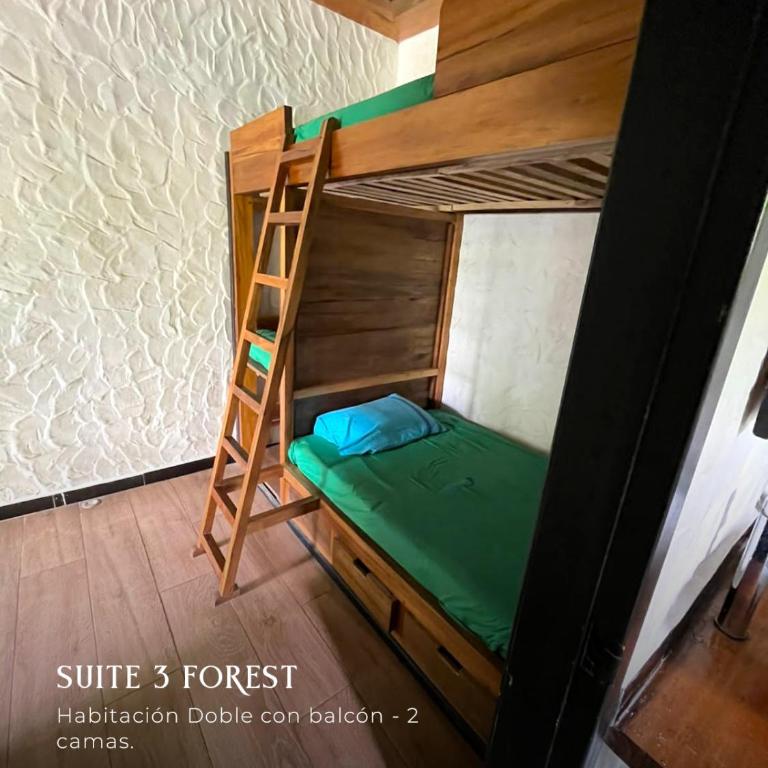 Subtropica Forest Suites - Habitación Doble con balcón - 2 camas - 4