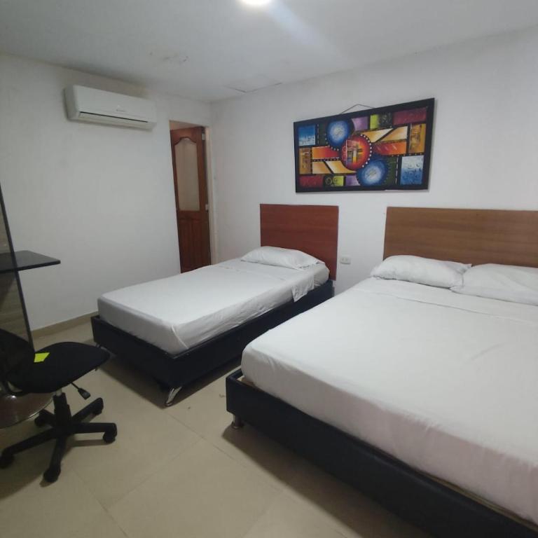 Hotel Madeleine Norte - Habitación Doble - 2 camas - 2