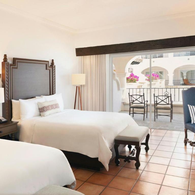 Hacienda del Mar Los Cabos, an Autograph Collection All-Inclusive Resort - Adult Only Queen Room with Two Queen Beds, Partial Ocean View and Balcony - 2