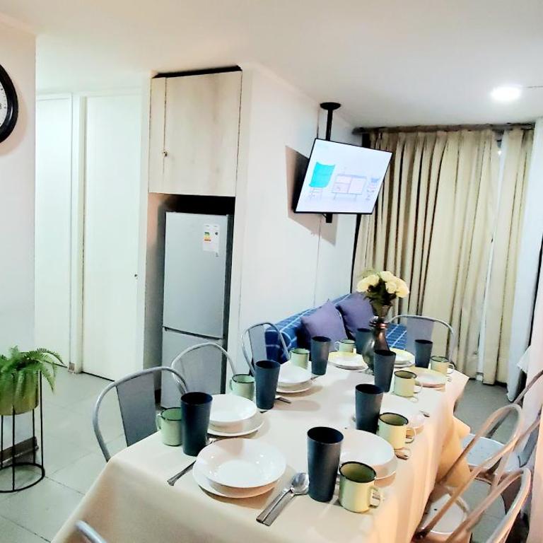 Depto Amoblado Metro Matta para Empresas Wifi gratis - Apartamento de 3 dormitorios - 50