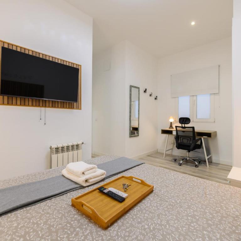 Barcelona habitación con comodidad y zonas compartidas Gran Vía-Madrid T emporal SBE1013 - Large Single Room - 2