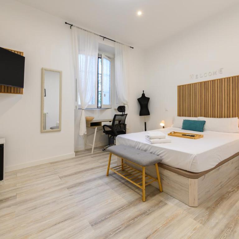 Barcelona habitación con comodidad y zonas compartidas Gran Vía-Madrid T emporal SBE1013 - Double Room with Balcony - 6