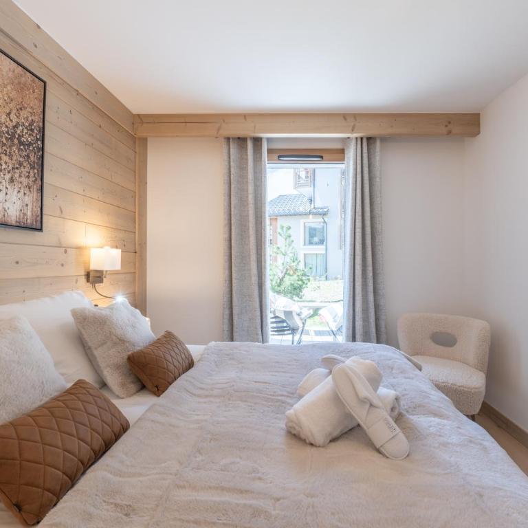 Alpe d'Huez Houses - Chez Côme, Nid douillet dans résidence Spa 5 étoiles, skis au pied, avec vue et jardin - Apartamento de 2 dormitorios con terraza - 5