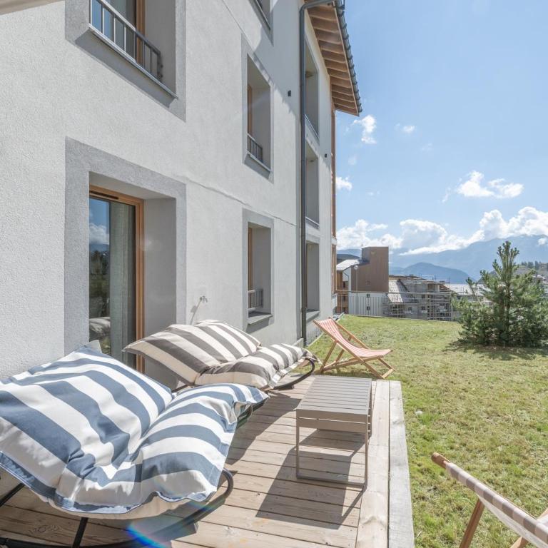 Alpe d'Huez Houses - Chez Côme, Nid douillet dans résidence Spa 5 étoiles, skis au pied, avec vue et jardin - Apartamento de 2 dormitorios con terraza - 27