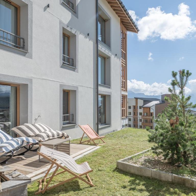 Alpe d'Huez Houses - Chez Côme, Nid douillet dans résidence Spa 5 étoiles, skis au pied, avec vue et jardin - Apartamento de 2 dormitorios con terraza - 35
