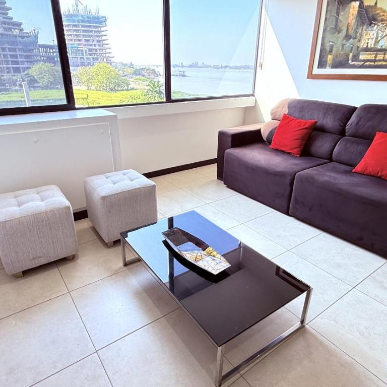 Bellini 3, Puerto Santa Ana, Suite Ejecutiva con vista, lavadora, secadora, wiffi - Apartamento de 1 dormitorio - 30